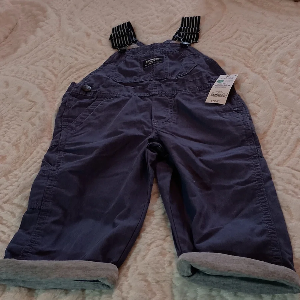 OshKosh B'gosh Navy Blue Kids Overalls Matching Set